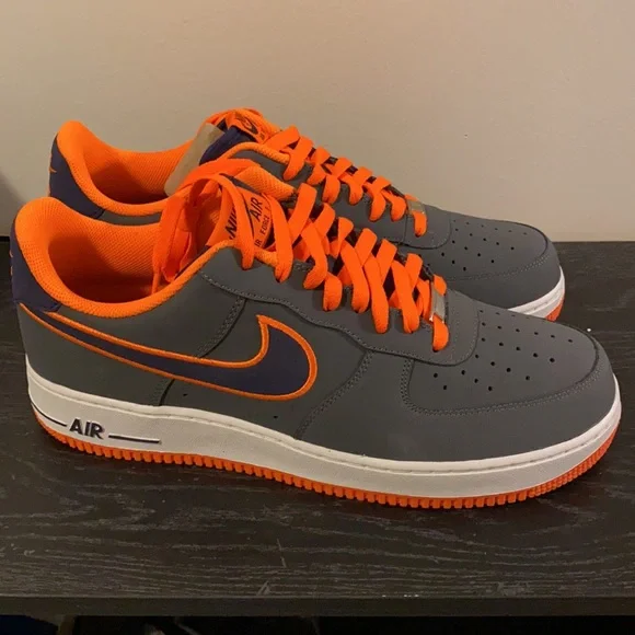 NIKE Air Force 1. 2012 Imperial Purple & Orange. Size 12.